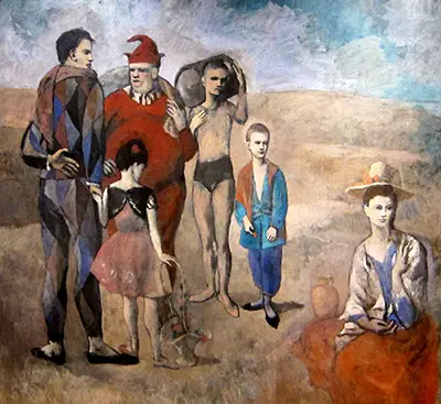 La famille de saltimbanques Pablo Picasso